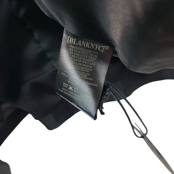 BLANKNYC Vegan Leather Blazer in Fighting Words Medium New with tags - Picture 12 of 14